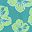 Lime Neon Floral