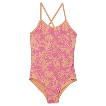 Girls 2-16 Lands' End Chlorine Resistant Reversible One-Piece Swimsuit