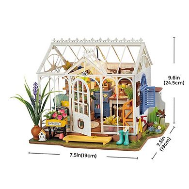 DIY 3D Wood Puzzle: Dreamy Garden House 296 pieces