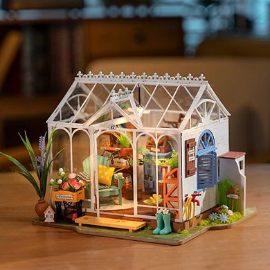 DIY 3D Wood Puzzle: Dreamy Garden House 296 pieces