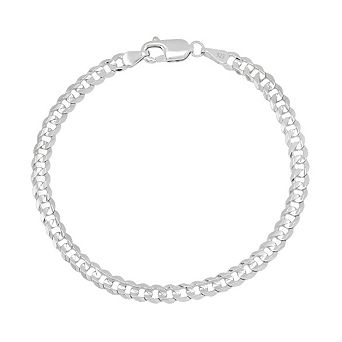 Sterling Silver 5MM Curb Bracelet