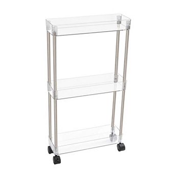 Slim Acrylic 3 tier Cart