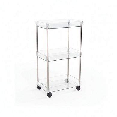 Standard Acrylic 3 Tier Cart