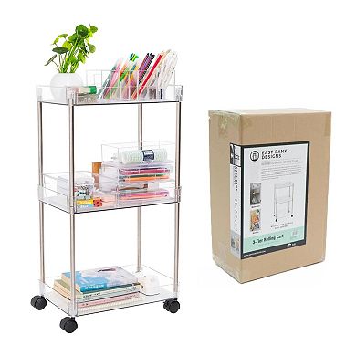 Standard Acrylic 3 Tier Cart