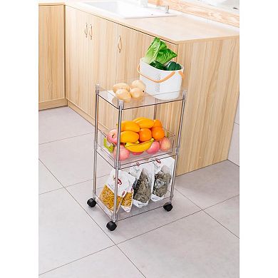 Standard Acrylic 3 Tier Cart