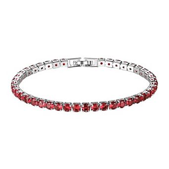 Round Cut Tennis Bracelet