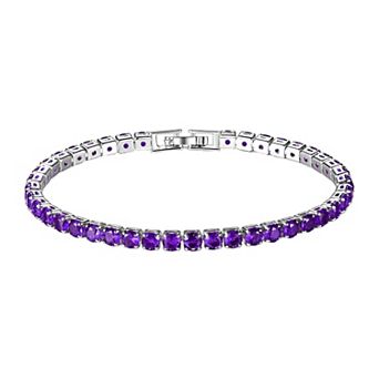 Round Cut Tennis Bracelet