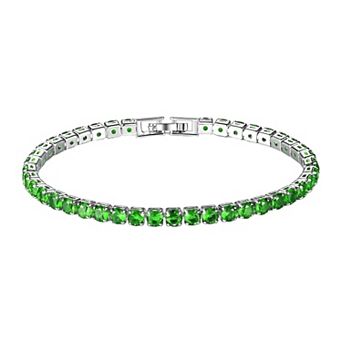 Round Cut Tennis Bracelet
