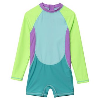 Girls 2-8 Lands' End Chlorine Resistant Long Sleeve Surf Bodysuit