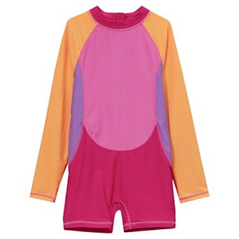 Girls 2-8 Lands' End Chlorine Resistant Long Sleeve Surf Bodysuit