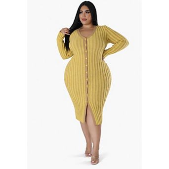 Color Block Sweater Dress