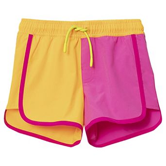 Girls 2-16 Lands' End Colorblock Swim Board Shorts
