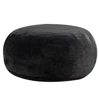 Memory Foam Bean Bag Chair with Removable Flannel Cover for Adults Teens