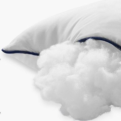 Throw Pillow Inserts Set of 2 Down Alternative with Zipper Firm Support