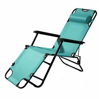 Portable Dual Purpose Extendable Folding Reclining Chair