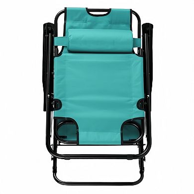 Portable Dual Purpose Extendable Folding Reclining Chair