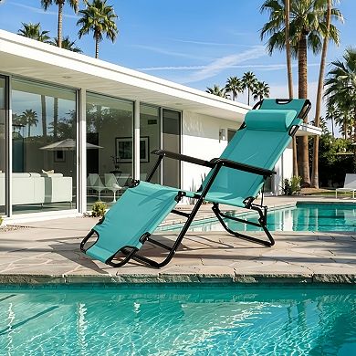 Portable Dual Purpose Extendable Folding Reclining Chair