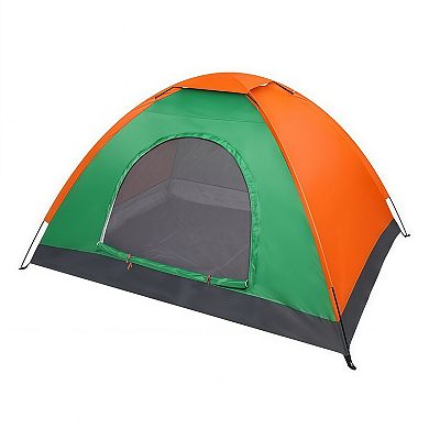 Two Person Waterproof Camping Dome Tent with Double Layer Door