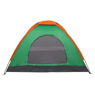 Two Person Waterproof Camping Dome Tent with Double Layer Door