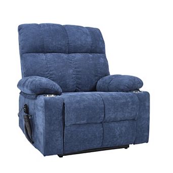 Merax Motor Infinite Position Up to 350 LBS Chenille Power Lift Recliner Chair