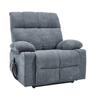 Merax Motor Infinite Position Up to 350 LBS Chenille Power Lift Recliner Chair