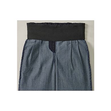 Jessica London Women's Plus Size Sculpt Fit Wide-Leg Crop Jeans