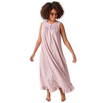 Dreams & Co. Plus Size Rosebud Gown