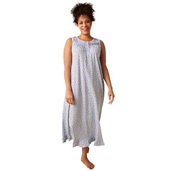 Dreams & Co. Plus Size Rosebud Gown