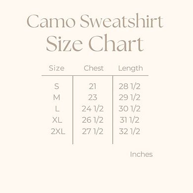 USA Stars Puff - Woman's Heavyweight Camo Sweatshirt