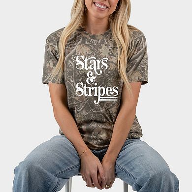 Stars And Stripes Retro - Women's Heavyweight Crew