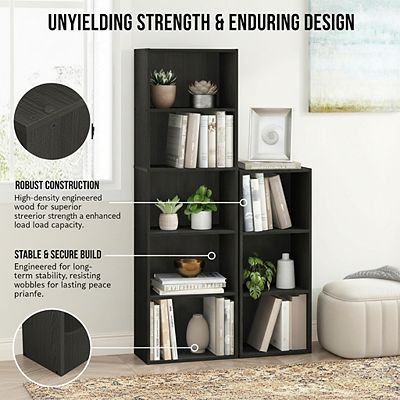 ZUQIETA 5-Cube Open Bookshelf, 52
