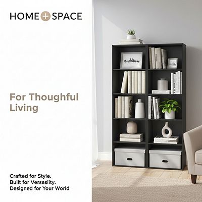 ZUQIETA 5-Cube Open Bookshelf, 52