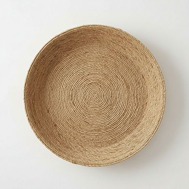 KSIZUIS Handwoven Jute Wall Basket Set - 6 Extra Large Natural Decor Pieces (10" to 23")