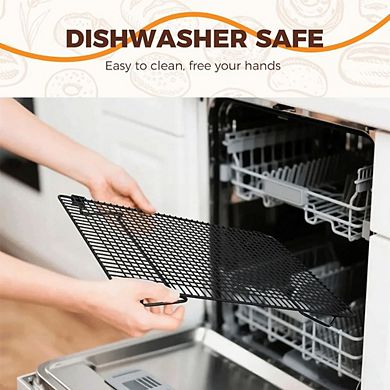 Great Ambitions Collapsible 3-Layer Cooling Rack, 17x11 Inch Stackable Drying Rack for Baking