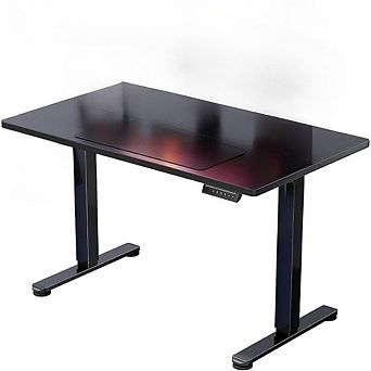 KSIZUIS Electric Standing Desk with Memory - 47.2"x23.6" Two-Piece Adjustable Sit-Stand Desktop