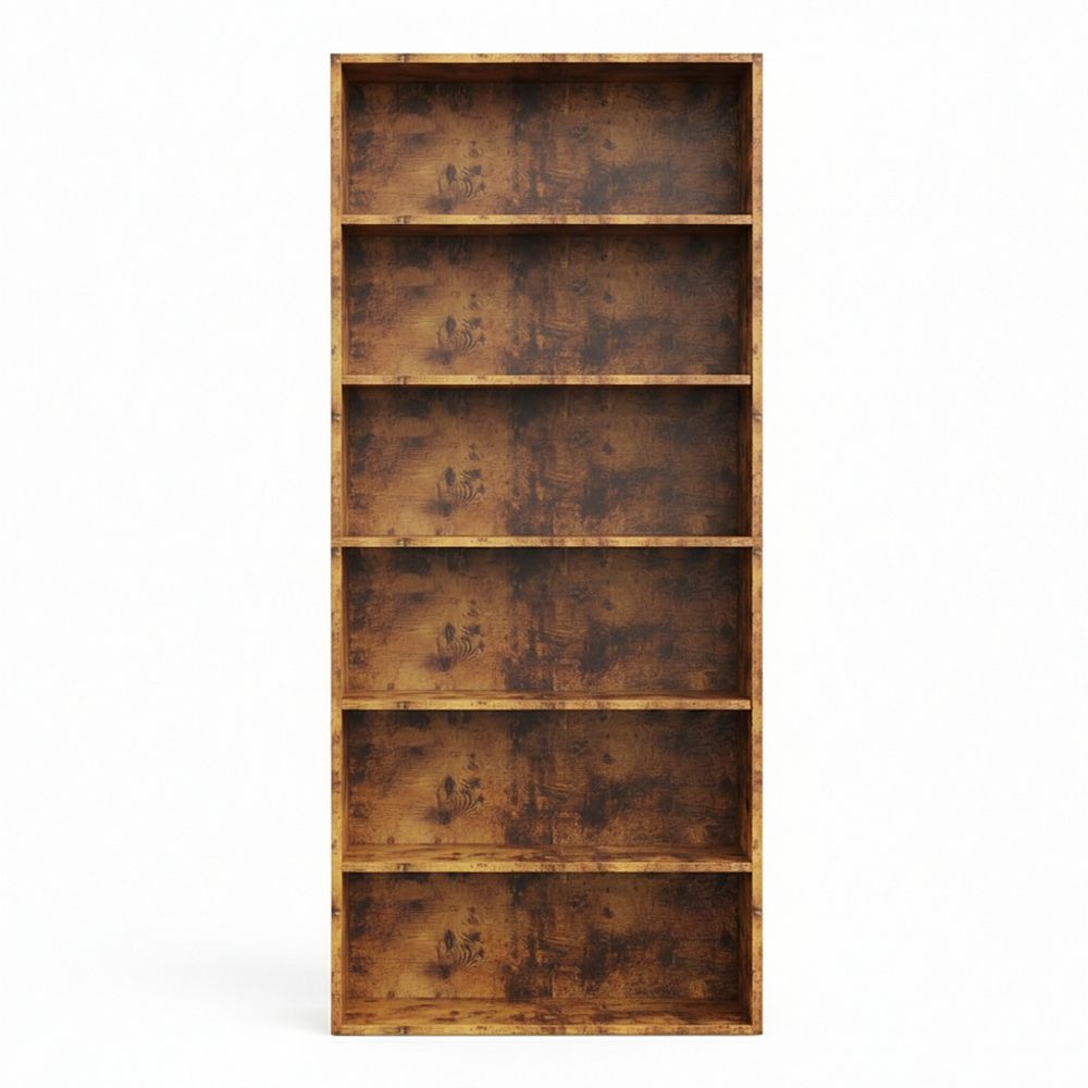 ZUQIETA 6-Shelf Industrial Bookcase, 63