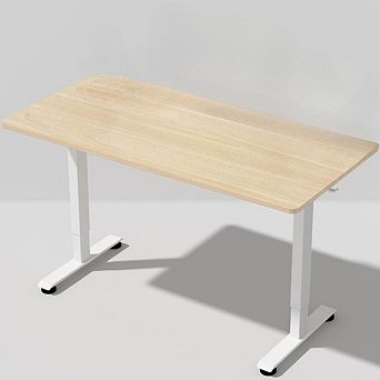 KSIZUIS 55" Electric Standing Desk - 4 Memory Height Settings for Work, Study & Walking Pad