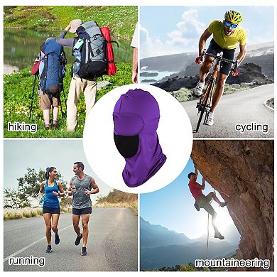 Ice Silk Solid Balaclava Face Mask for Cold Weather Protection 1 Pc