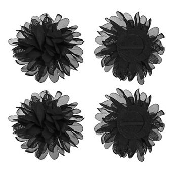 Pet Flower Charms Soft Chiffon Cats Collar 4 pc