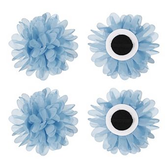 Pet Flower Charms Soft Chiffon Cats Collar 4 pc