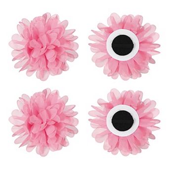 Pet Flower Charms Soft Chiffon Cats Collar 4 pc