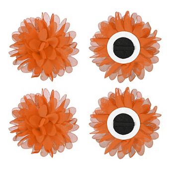 Pet Flower Charms Soft Chiffon Cats Collar 4 pc