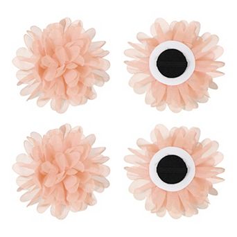 Pet Flower Charms Soft Chiffon Cats Collar 4 pc
