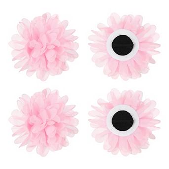 Pet Flower Charms Soft Chiffon Cats Collar 4 pc