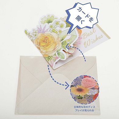 1 Set Greeting Cards with Envelope for Friends Family