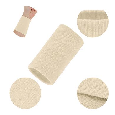 Wristband Sweat Absorbent Quick Drying Sports Band 1Pair