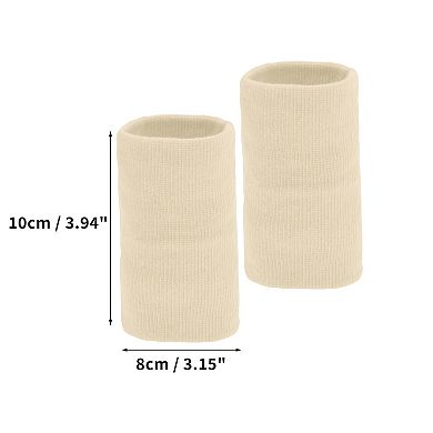 Wristband Sweat Absorbent Quick Drying Sports Band 1Pair