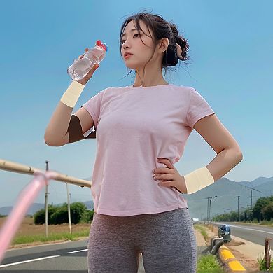 Wristband Sweat Absorbent Quick Drying Sports Band 1Pair