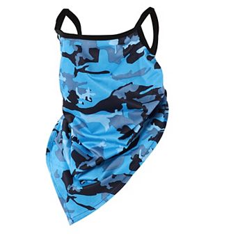 Camouflage Triangle Earloop Neck Gaiter for Outdoor Sports Activities 1 pc