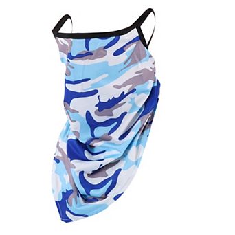 Camouflage Triangle Earloop Neck Gaiter for Outdoor Sports Activities 1 pc